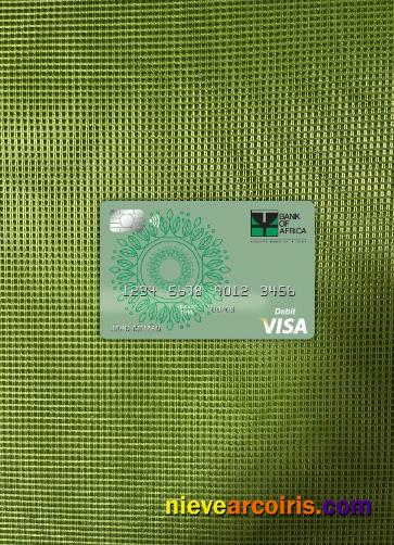 Benin bank of Africa visa card photolook